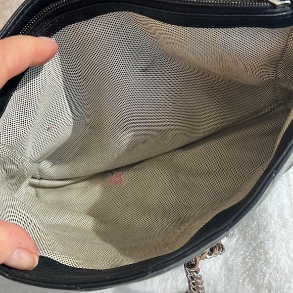 Rebecca Minkoff Black Quilted Pebbled Leather Edie Crossbody Shoulder Bag - Picture 16 of 16